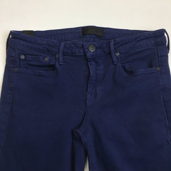 VINCE Blue RILEY Legging 5 Pocket Logo Hardware Skinny Jeans - Picture 4 of 11